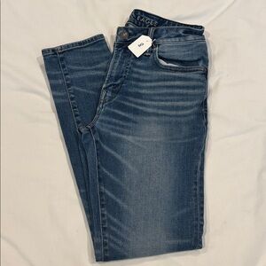 American Eagle Outfitters Men's Light Blue Skinny Jeans